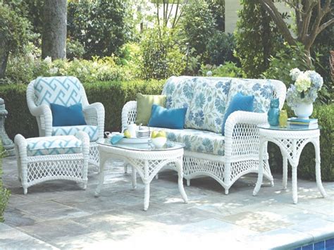 Anson outdoor steel chairs w/ hammock rattan seating (set of 2) by christopher knight home. nice White Wicker Couch , New White Wicker Couch 79 With ...