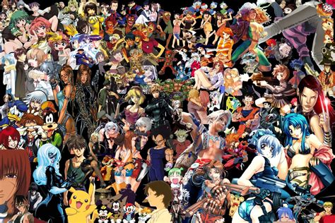 10 Anime Collage Wallpaper Hd Sachi Wallpaper
