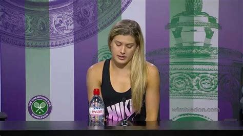 Eugenie Bouchard Quarter Final Press Conference YouTube