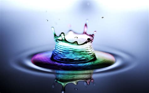 Rainbow Water Splash By Christara Rainbow Water Splash Images Color