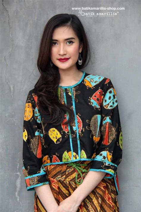 Batik Amarilliss Piccola Jacket Casual Outfits Batik Fashion Batik Dress