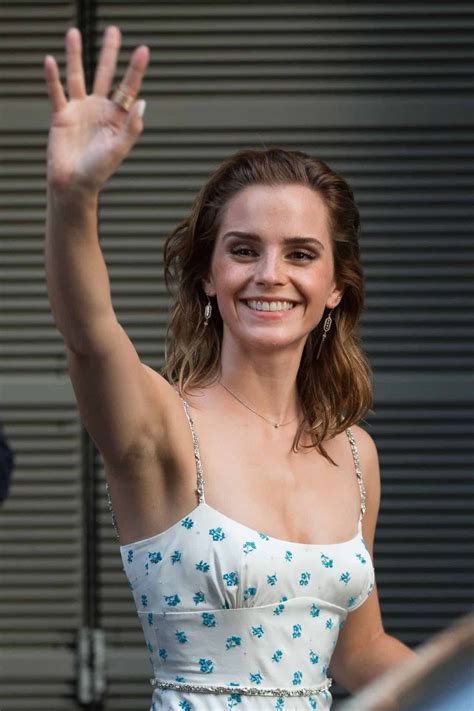 Emma Watson Showed Off Her Sensational Cleavage In A White Fairytale