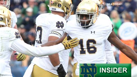 Torii Hunter Jr Carves Out His Place In Notre Dames Offense Nbc