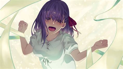 X Px P Free Download Matou Sakura Fate Stay Night Purple Hair Ribbon Anime HD