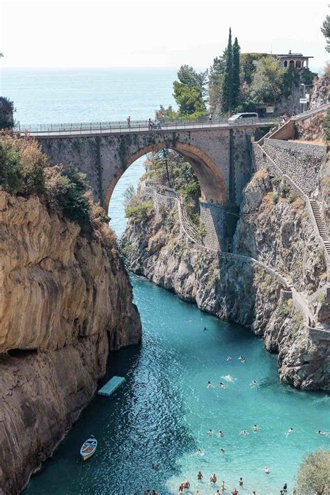 Fiordo Di Furore On The Amalfi Coast Heading To Positano Italy The