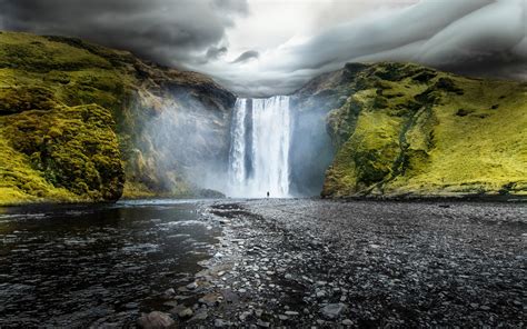Wallpapers Hd Skogafoss Waterfalls Iceland