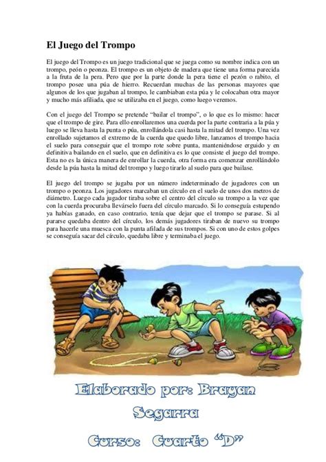 Si es sincrónico, colóquelo en. El juego del trompo- TRADICIONAL