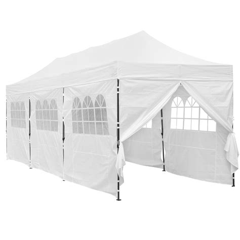 Ainfox Outdoor 10x30 Ft Pop Up Canopy Tent Heavy Duty Party Garden