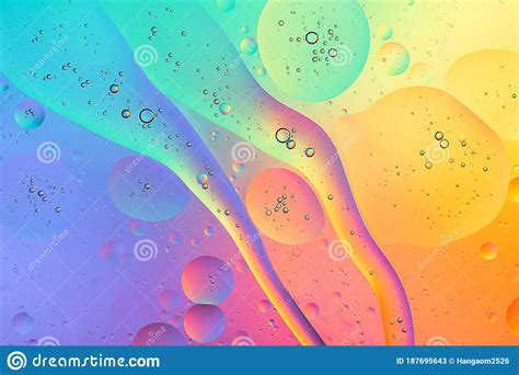 Abstract Background Rainbow Colorful Macro Photography Oil