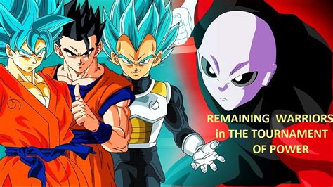 Battle of gods premiered in japan. Dragon Ball super Remaining warriors in Tournament of Power - YouTube