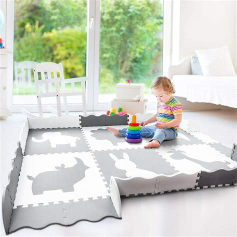 Large Baby Play Mat (5x7') | Soft, Thick, Foam Floor Mat for Infants
