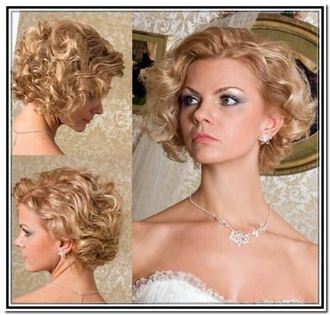 Proof that you can do literally anything with a cropped cut. curly hair updo - Buscar con Google | Short wedding hair, Mother of the bride hair, Wedding ...