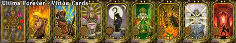 Virtue Cards Ultima Forever Quest For The Avatar