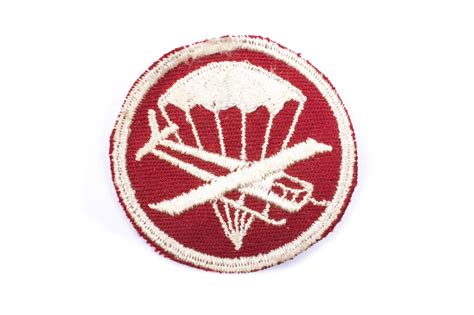 Us Combined Glider Parachute Officers Cap Patch Fjm44