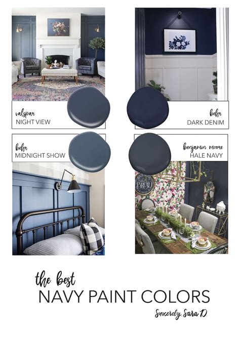 The Best Navy Paint Colors Sincerely Sara D Home Decor And Diy Projects