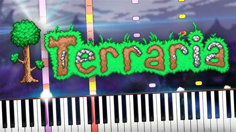 Terraria Soundtracks Medley Synthesia Piano Cover Songs Sheet Music