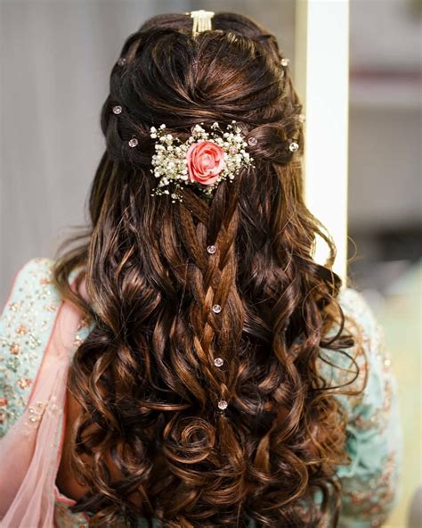 10 Open Hairstyles To Opt From For Your Mehendi Ceremony Bridal Look Wedding Blog