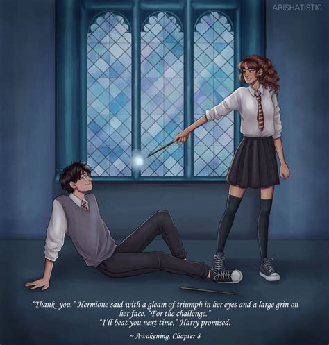 Arisha — Cover Art I Did For The Harryhermione Fanfiction Harry