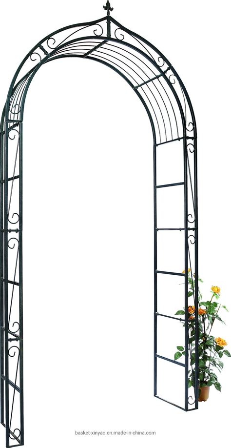 Iron Garden Arches Metal Pergola Wedding Arch Ga090008 China Metal