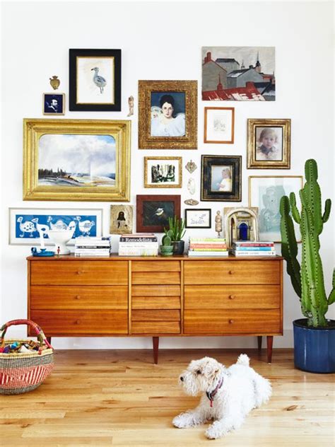 Picture Of Vintage Artwork Gallery Wall
