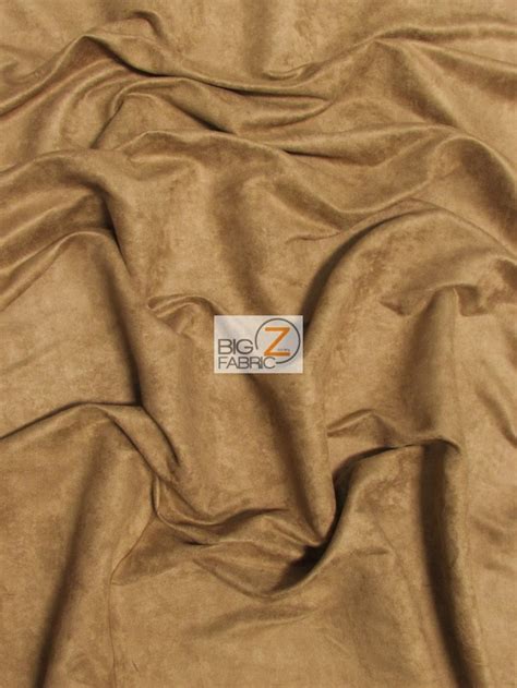 Microfiber Suede Upholstery Fabric Caramel 58 Width Etsy