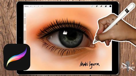 Real Eye Art Digital Sketching Procreate Tutorial Ipad Pro Apple