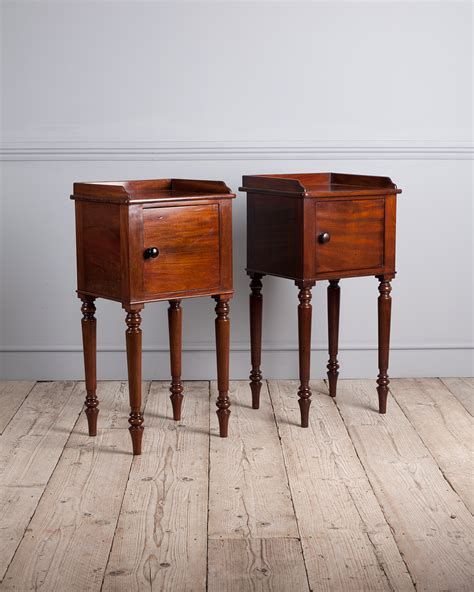 Pair Of Antique Bedside Tables Pot Cupboard Antique Bedside Cupboards