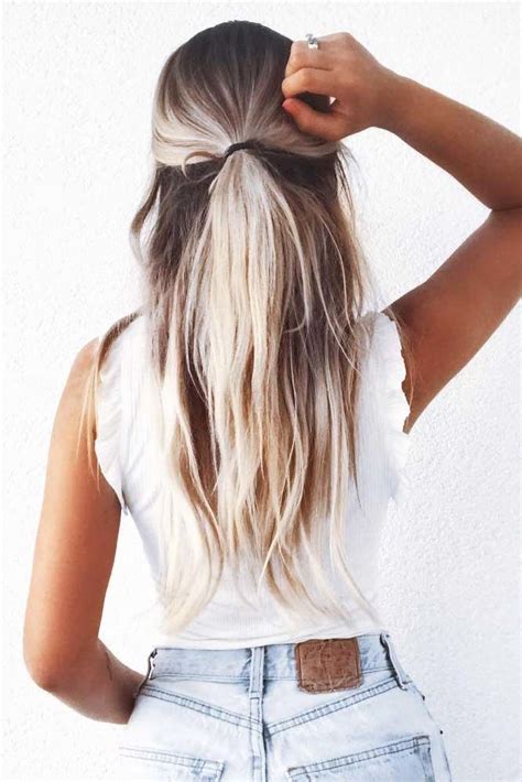 37 Miraculous Ideas For Half Ponytail Upgrade Lovehairstyles