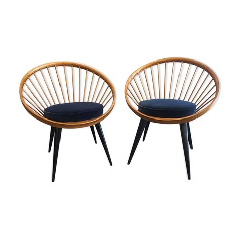 Paire de fauteuils à cocktails Yngve Ekstrom vers 1960 | Selency | Chaises de luxe, Chaise de ...