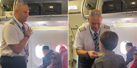 Msian Pilot Bids Passengers Goodbye In Person After Landing Gives