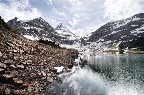 Magog And Assiniboine Eastern Bank Of Lake Magog Mount As Flickr