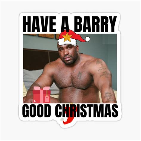Big Dick Black Guy Meme Barry Wood Sticker For Sale By Flookav Redbubble