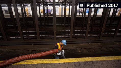 With New Vacuums Mta Workers Make Grimy Subway Tracks Shine The