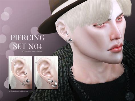 Sims 4 Ccs The Best Piercing Set By Pralinesims