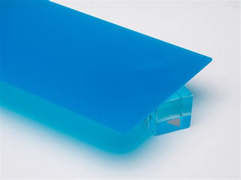 Blue Translucent Acrylic Plexiglass Sheet Canal Plastics Center