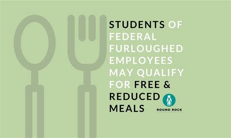 The process begins with a complimentary catered lunch seminar at your place of employment that engages employees interest into the customized 1 on 1 nutrition program. Students of Federal Furloughed Employees May Qualify for Free & Reduced Meals | Round Rock ISD News