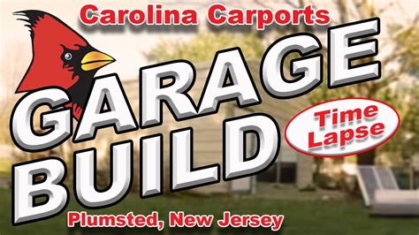 Carolina Carports Metal Garage Shop Build Time Lapse Youtube