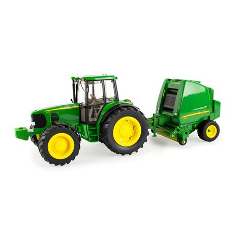 Toy John Deere Tractor With Hay Baler Wow Blog