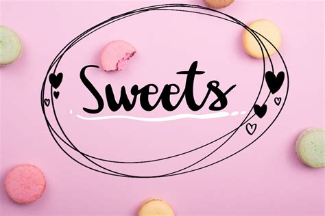 Sweets Fuente Por AfifShop Creative Fabrica