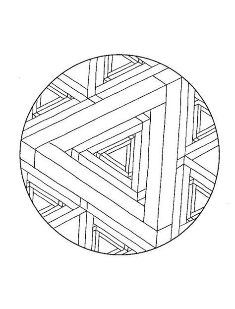 White gray color polygonal triangle connected dots. Mandala triangle #mandala #mandalas #coloriage | Mandala ...