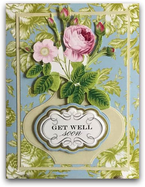 Anna Griffin® - Engraved Botanica GET WELL | Anna griffin cards, Anna griffin, Handmade birthday ...