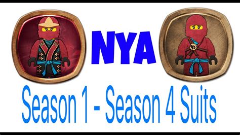 Ninjago Season 1 Season 4 Nya Ninja Suits Revealed Youtube