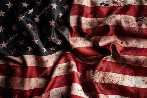 Grunge American Flag Background — Stock Photo © Nikmerkulov 120658932