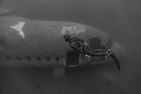 Watch Divers Explore An Underwater Plane Wreck