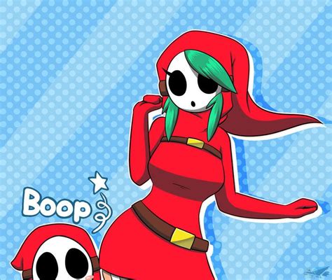 Shygal Boop Shy Guy Comic Art Girls Cute Anime Character Super