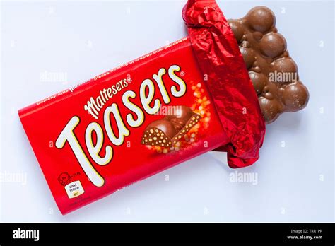Maltesers Réflexion Barre De Chocolat Ouvert Pour Afficher Contenu