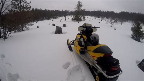 2003 Skidoo Rev 600ho Part 2 Snowmobiling And Camping In April 2022