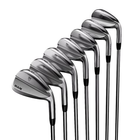 Ram Golf Fx Stainless Steel Iron Set 4 Pw Mens Right Hand Steel And Regular Flex The Sports Hq