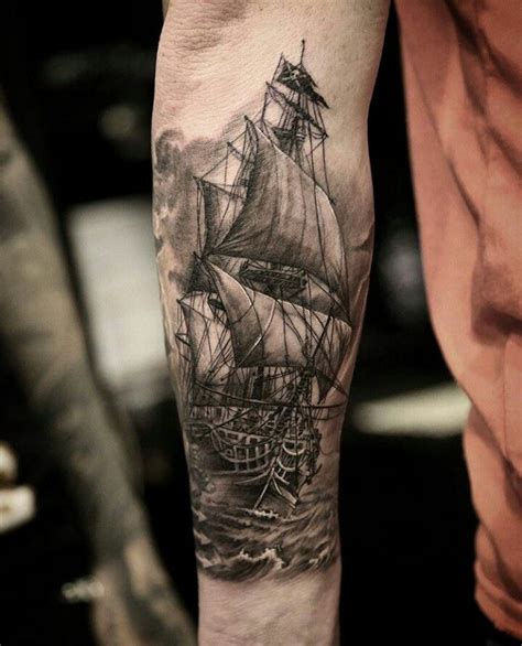 Pin By Andy Mc Queen On Iandy Tatto´s Boat Tattoo Ship Tattoo