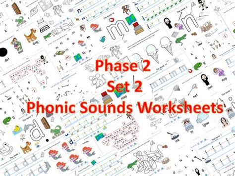 Phase 2 Set 2 Phonic Sounds Worksheets Teaching Resources